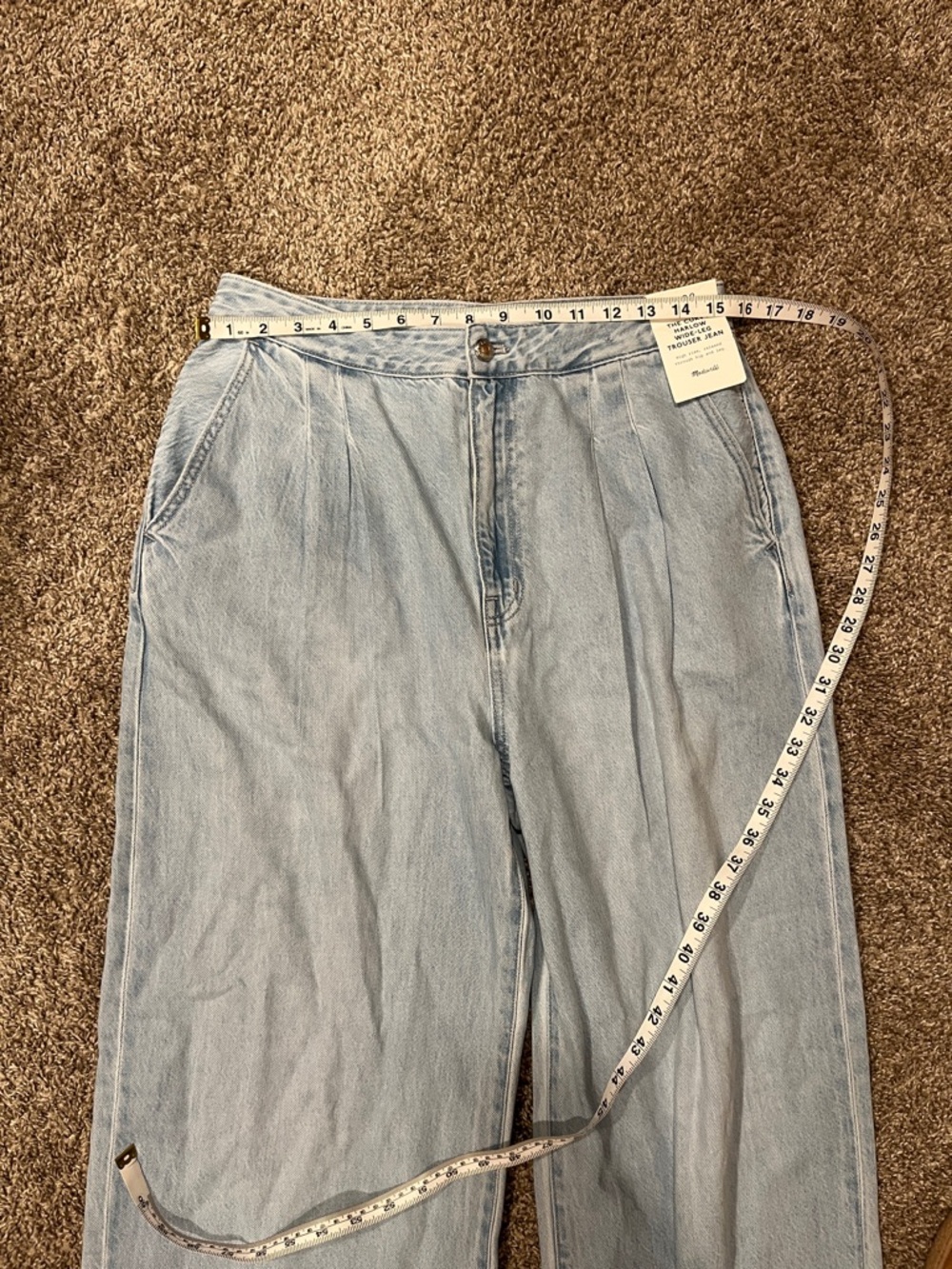 Madewell The Curvy Harlow Wide-Leg Trouser Jean Size 28 NWT - Picture 13 of 16